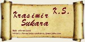 Krasimir Sukara vizit kartica